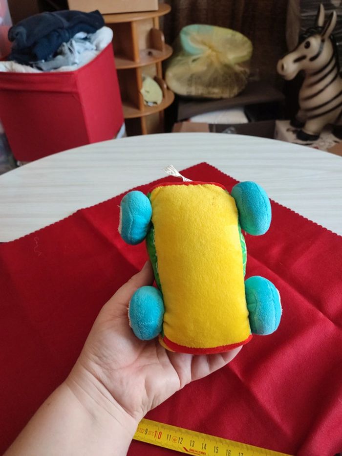 Voiture hochet en peluche - photo numéro 4