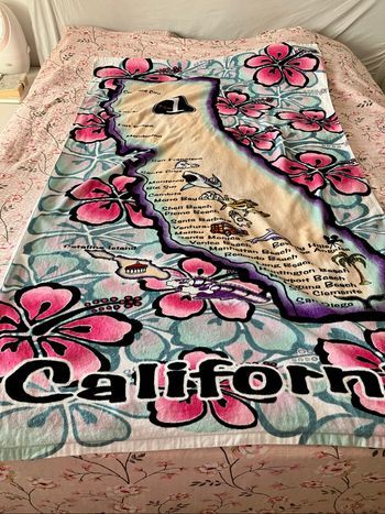Grande serviette de plage 🏖️ Californie