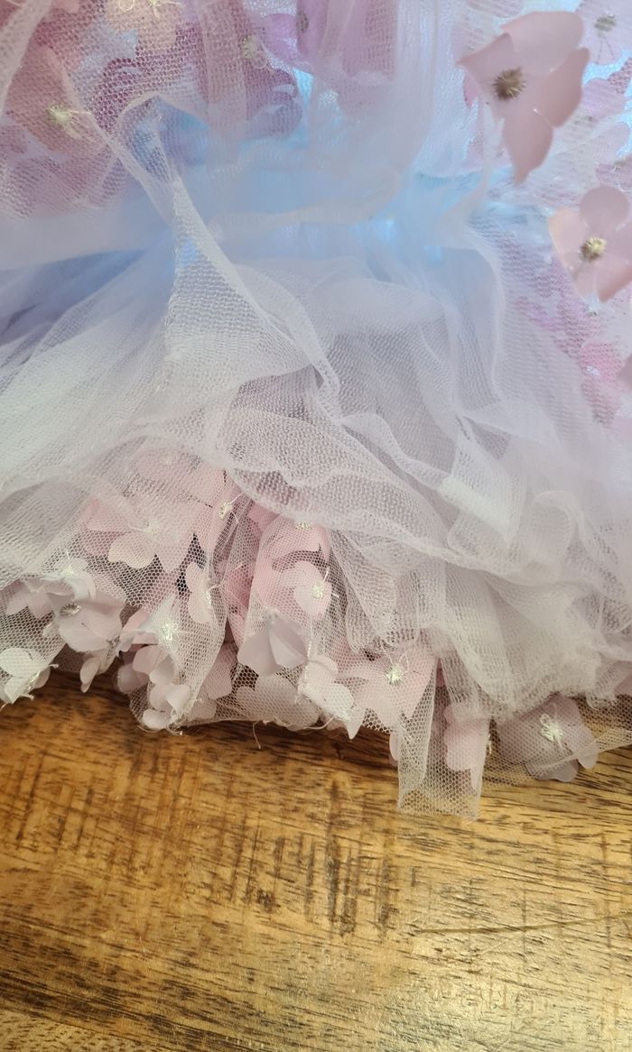 Jupe fleurie tutu 4 ans - photo numéro 3