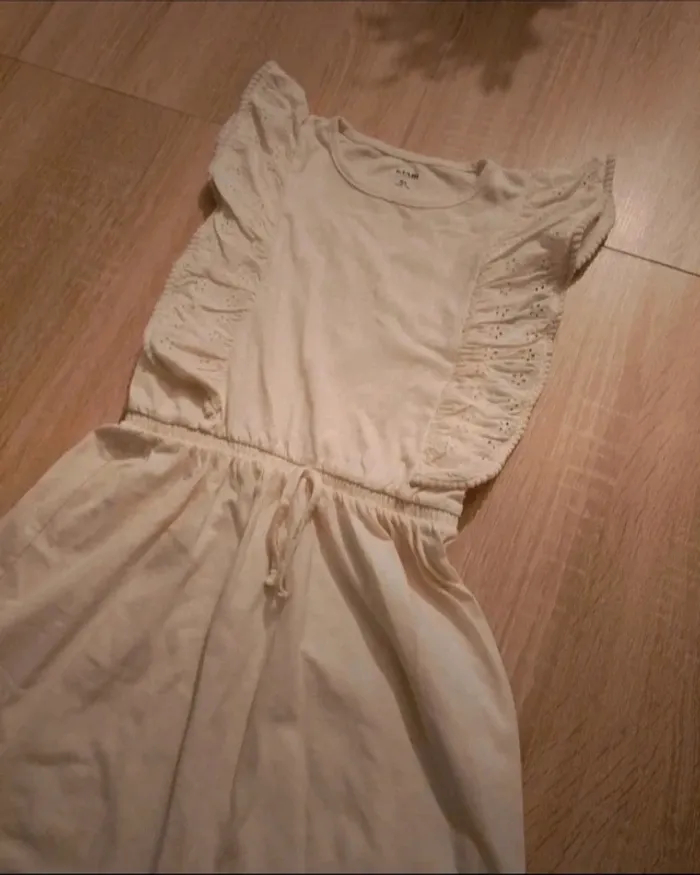 Robe blanche - 8 ans - kiabi - photo numéro 3