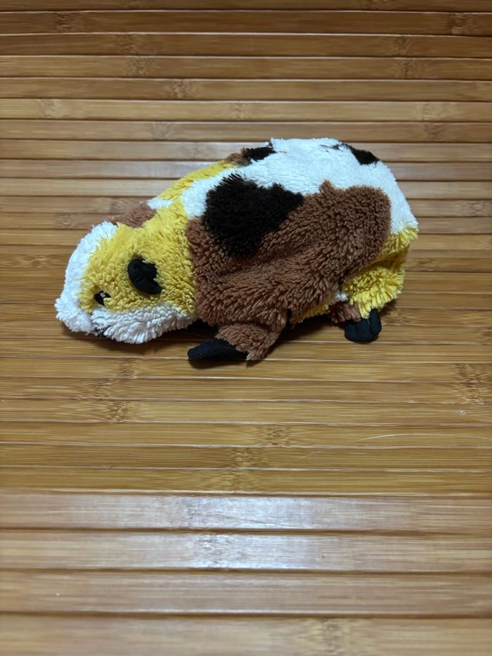 Doudou hamster cochon d Inde marron blanc jaune IKEA - photo numéro 3