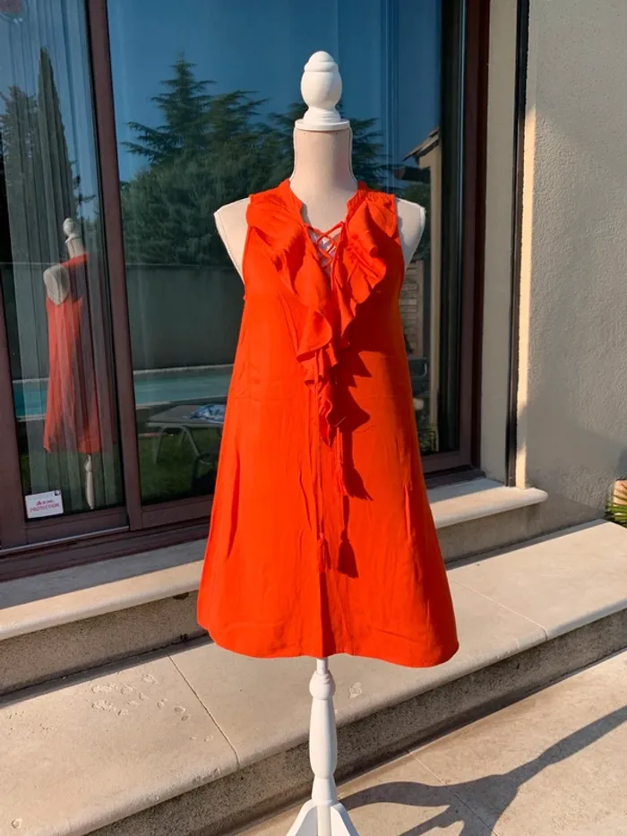 Robe Les Petites orange taille M - photo numéro 14