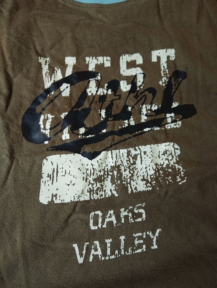 T-shirt mc kaki et bleu 8 ans garçon - photo numéro 3