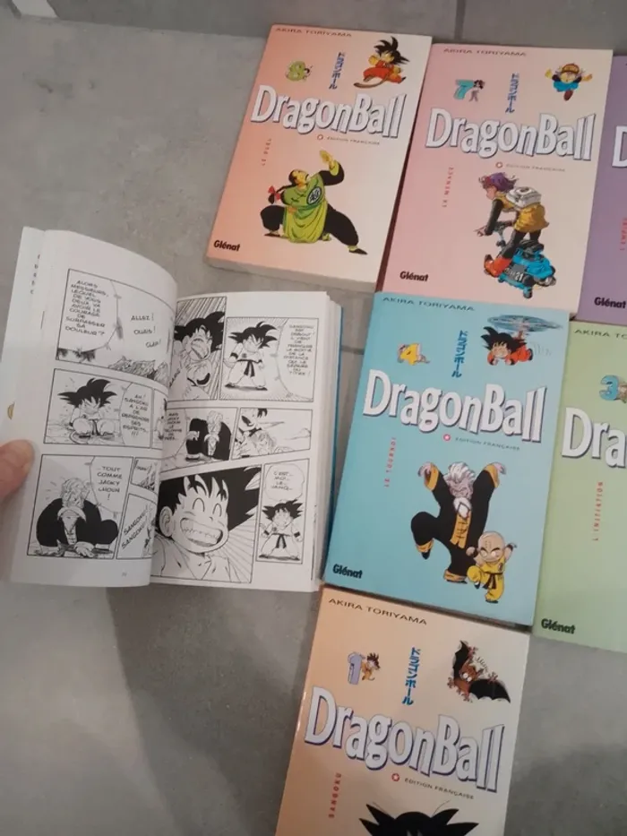 Lot de 7 bd manga dragon ball édition pastel - photo numéro 5