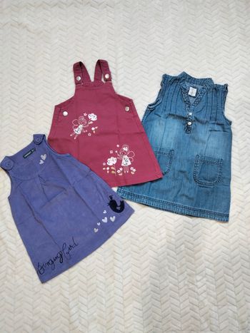Lot de 3 robes 24 mois