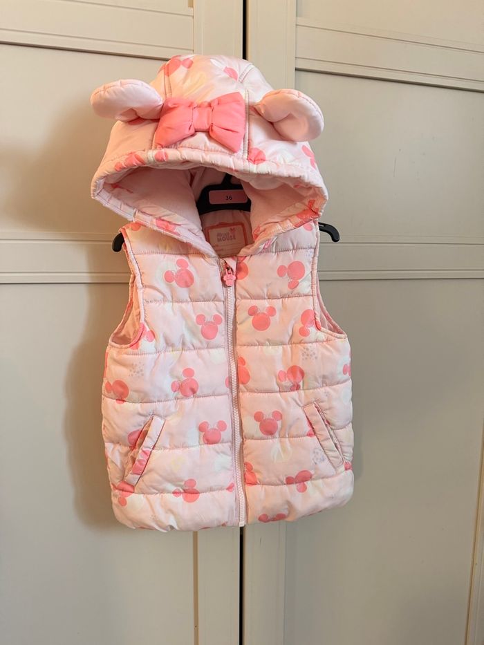 Doudoune sans manches Minnie fille orchestra 6 ans