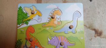 Lot de jeux de formes en bois et carton