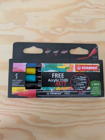 Marqueurs acryliques STABILO  1-2mm