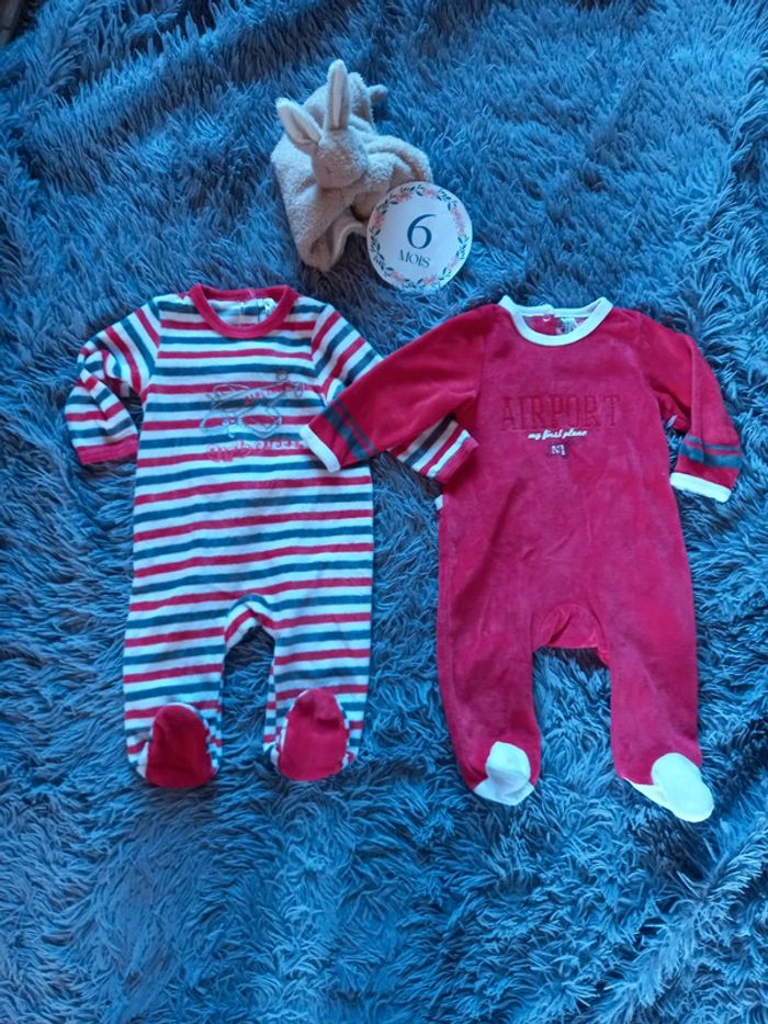 Lot de 2 pyjama garçon 6 mois