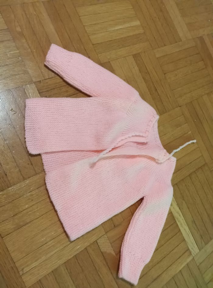 Gilet bébé fait main