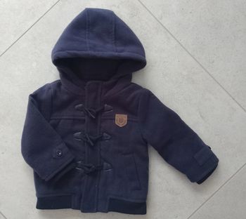 Gémo manteau bleu marine duffle coat 6 mois
