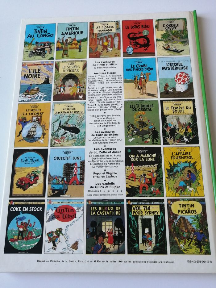 BD l'affaire tournesol - les aventures de tintin - photo numéro 8