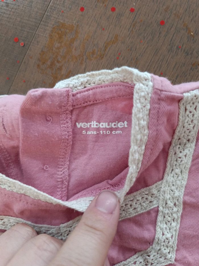 Tee shirt Vertbaudet 5 ans - photo numéro 3