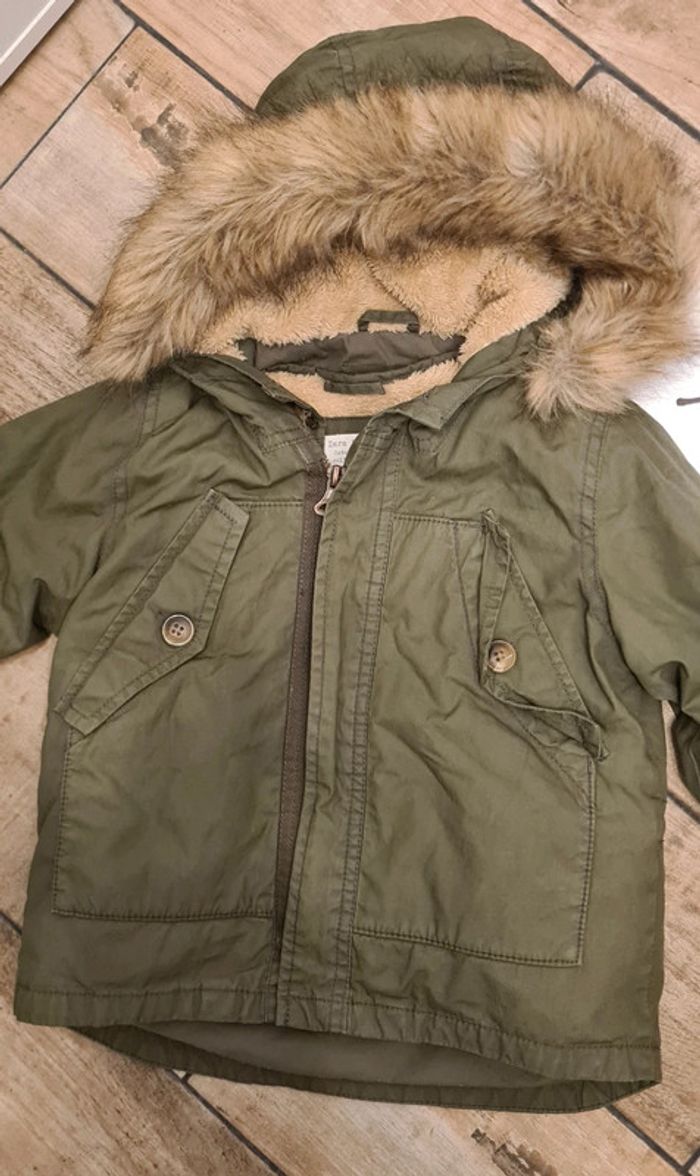 Manteau parka Zara bébé garçon - photo numéro 2