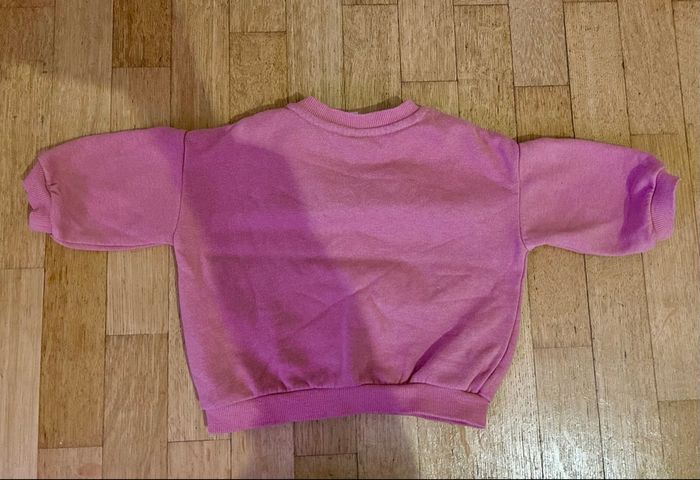 🎀 Sweat H&M rose 6 Mois avec gros noeud en velours 🎀 - photo numéro 4