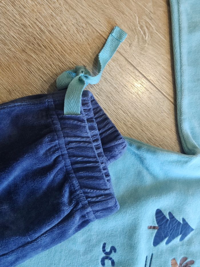 Pyjama velours bleu Tape à l'oeil Taille 3 ans - photo numéro 4