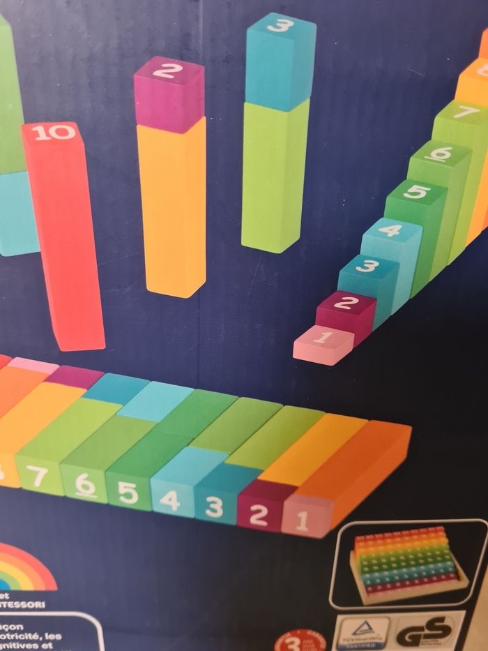 Bâtons de calcul  arc-en-ciel  playtive - photo numéro 7