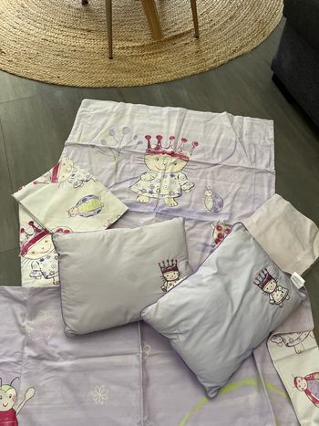 Parure de lit carré blanc