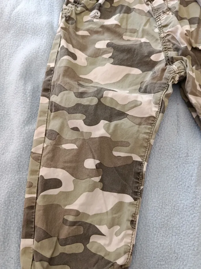 Pantalon militaire 12mois 80cm - photo numéro 2