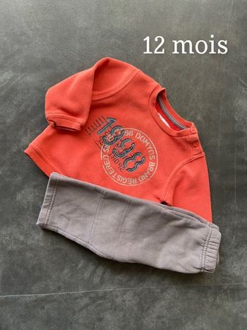Ensemble jogging 12 mois