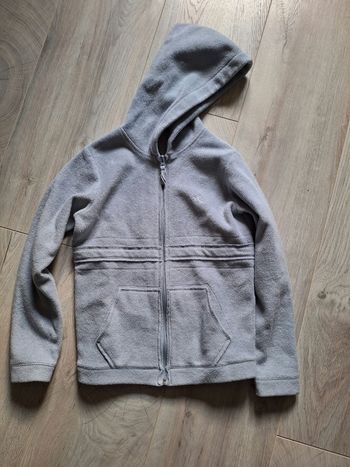 Veste zippée polaire bleue claire fille 12 ans