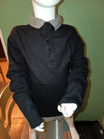 Haut manches longues col chemise