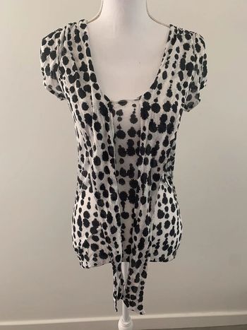 Blouse tâches dalmatiens Promod T36