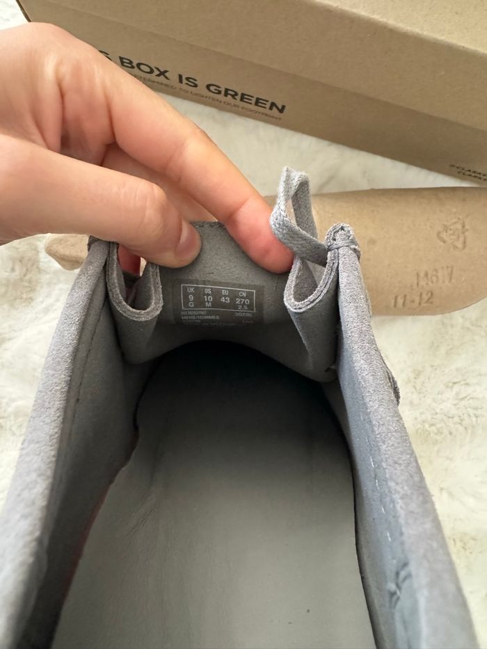 Clarks Derbys en nubuck Wallabee Evo - Gris clair - photo numéro 5