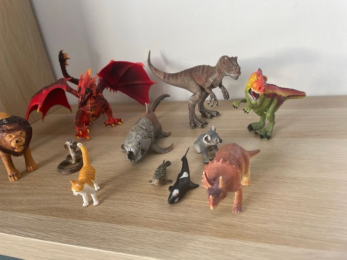 Lot 3: lot de figurines animaux Schleich, Papo et autres - photo numéro 3