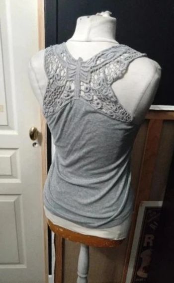 Débardeur gris poll girls neuf t 36