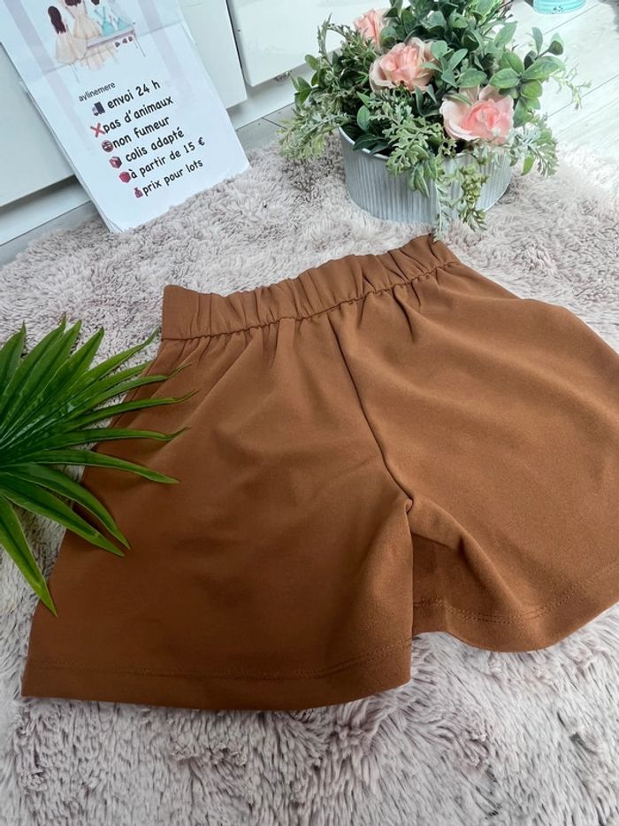 short raffiné et chic camel - photo numéro 2
