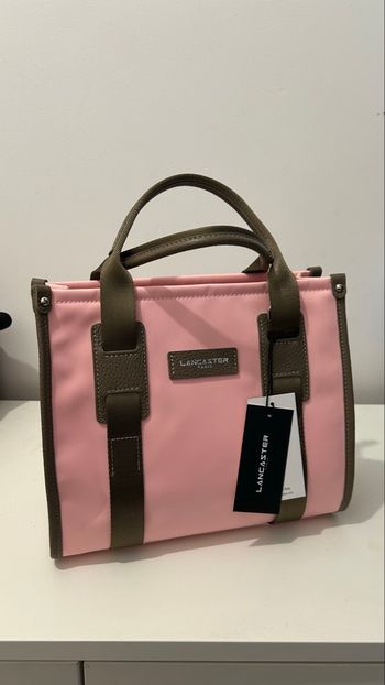 Sac Lancaster Paris - Rose & Kaki) - NEUF