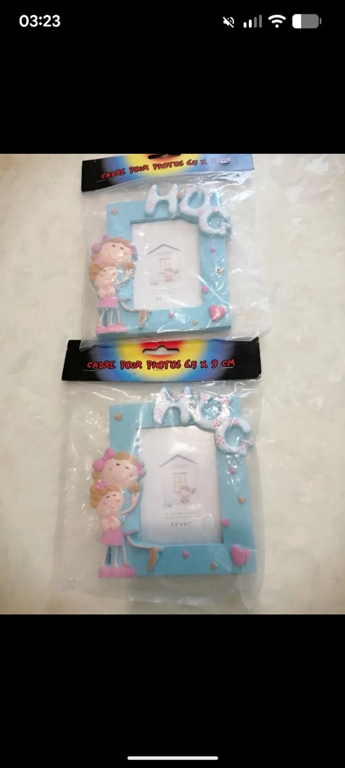 Lot de 2 cadres photos enfants. - photo numéro 3