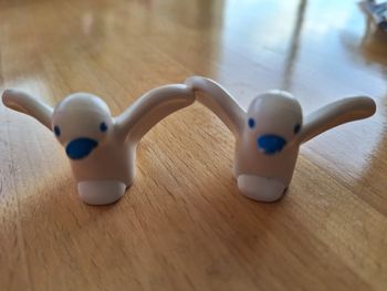 Lot de 2 oiseaux blancs mouettes playmobil 123 junior