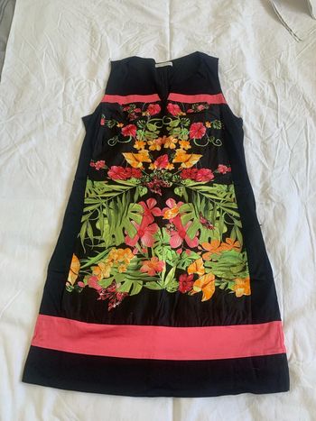 Robe manches courtes imprimée