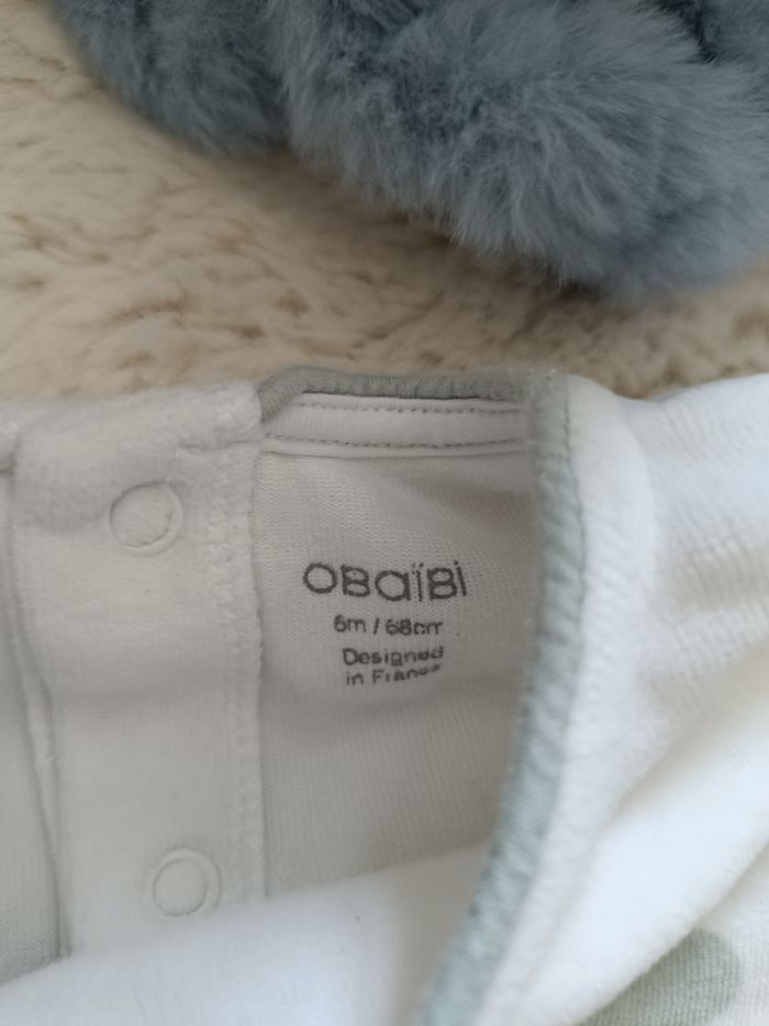 Pyjama 2 pièces 6 mois obaibi - photo numéro 2