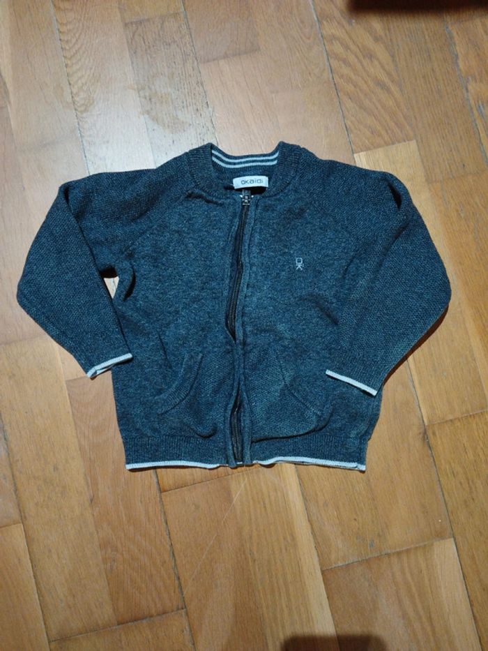 Gilet zippé Okaïdi 3 ans 🧸