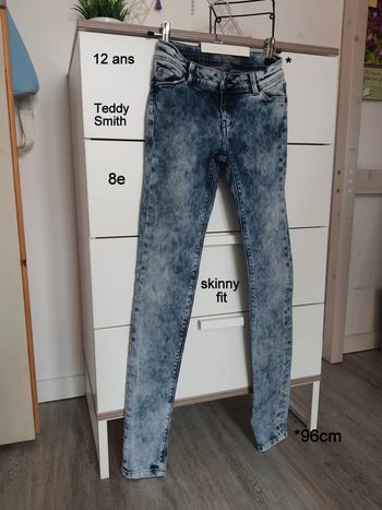 Jean skinny fit Teddy Smith 12 ans
