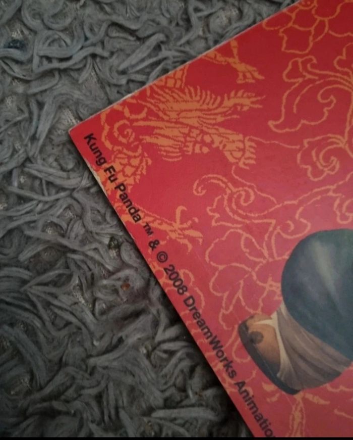 Grand tableau Kung fu panda (po et tigresse fond rouge) - photo numéro 7