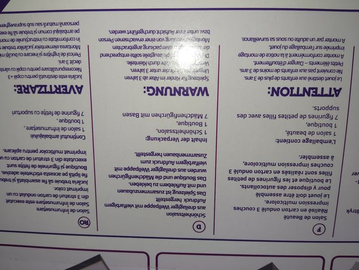 Salon de beauté à construire en carton rigide - photo numéro 3