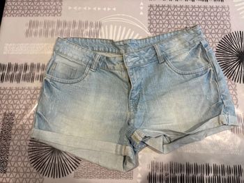 Short en jeans