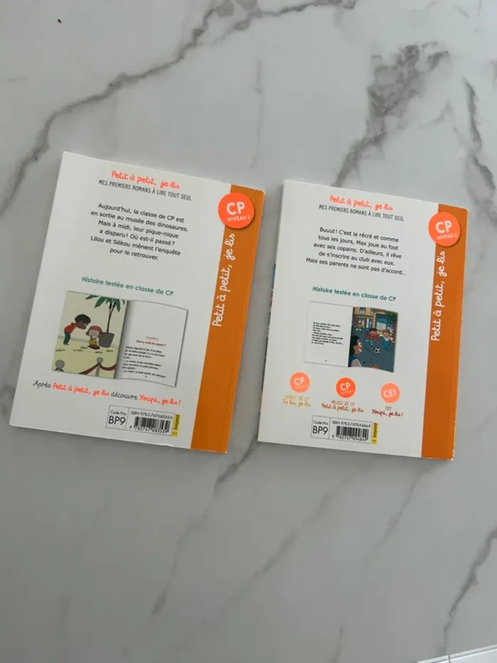 Lot de 2 livres petit à petit je lis CP - photo numéro 2