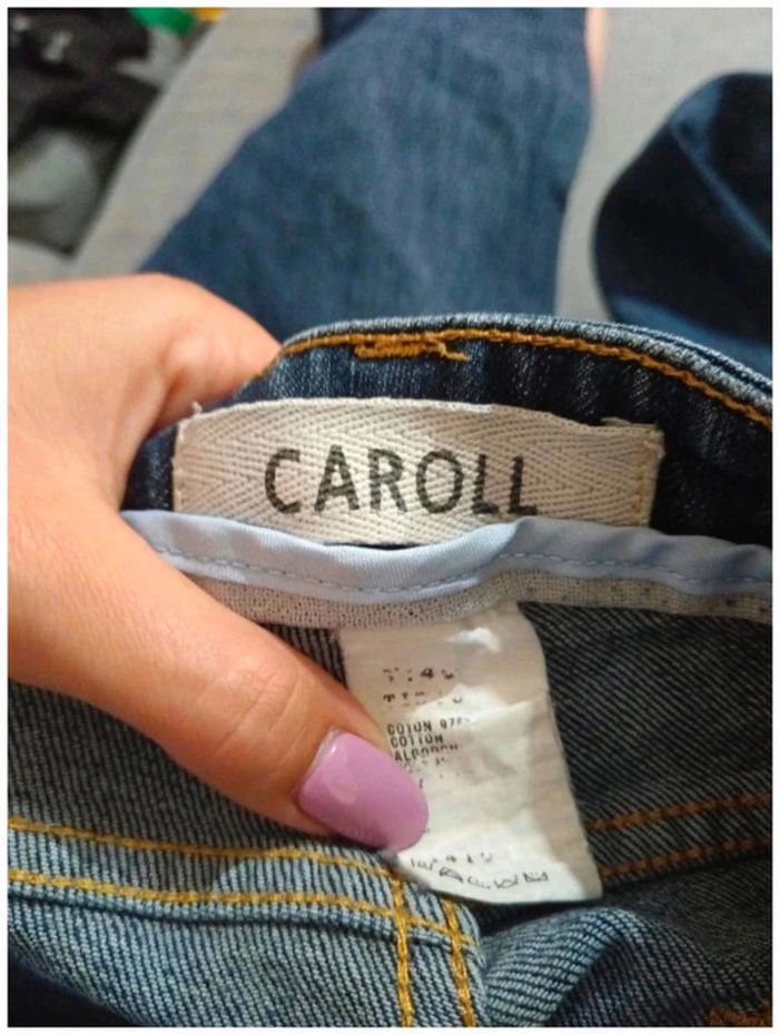 C30 jeans marine Caroll 40 - photo numéro 3