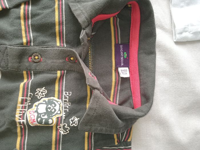 Lot tee-shirts manches longues 9 mois - photo numéro 2
