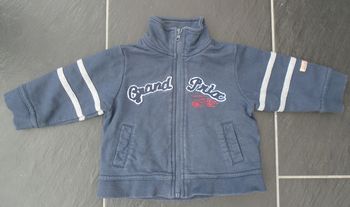 Joli gilet zippé garçon 6 mois (67 cm) Sergent Major