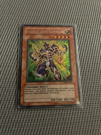 Carte Yu-Gi-Oh! Voltaïque, Héros Elémentaire PP02-FR014 Secrète Rare
