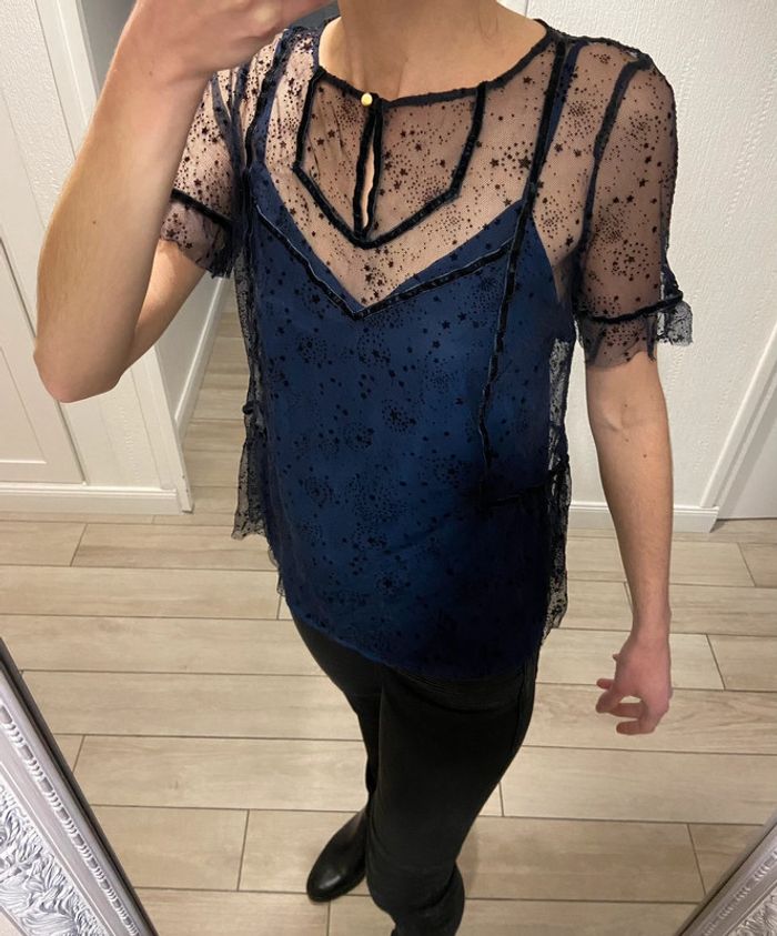 Haut dentelle 2 pieces