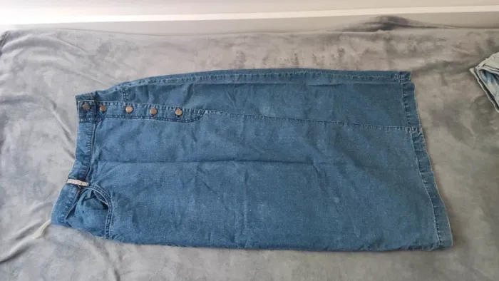 Jupe longue en jeans bleu mexx taille 42
