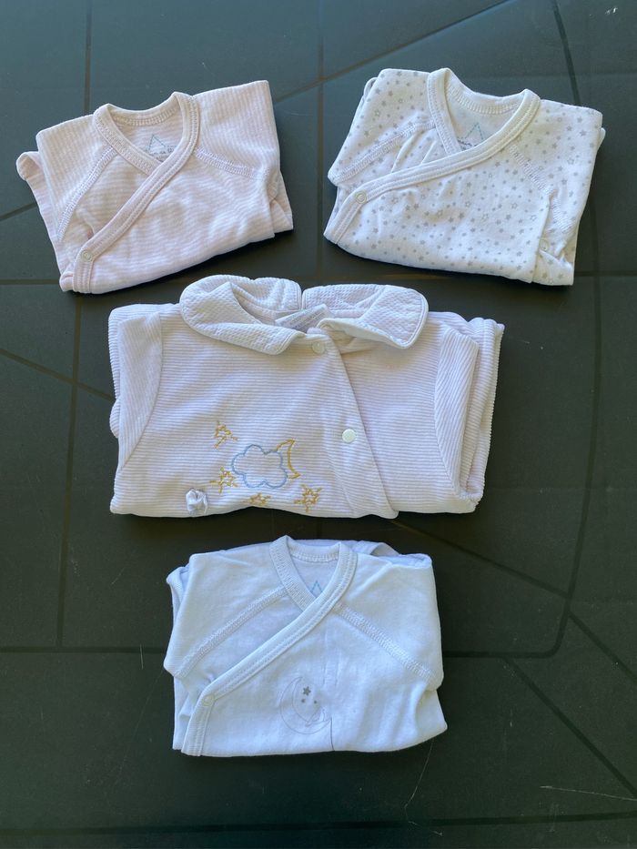 Pyjama et 3 bodies fille 3 mois, été
