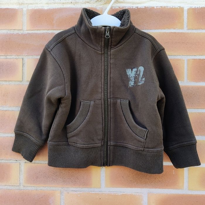 Veste hiver chaude garçon 3 ans YCC kaki - photo numéro 3
